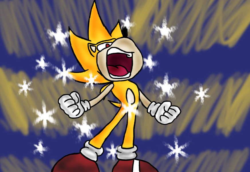 Super Sonic's fury by MintStarMari on DeviantArt