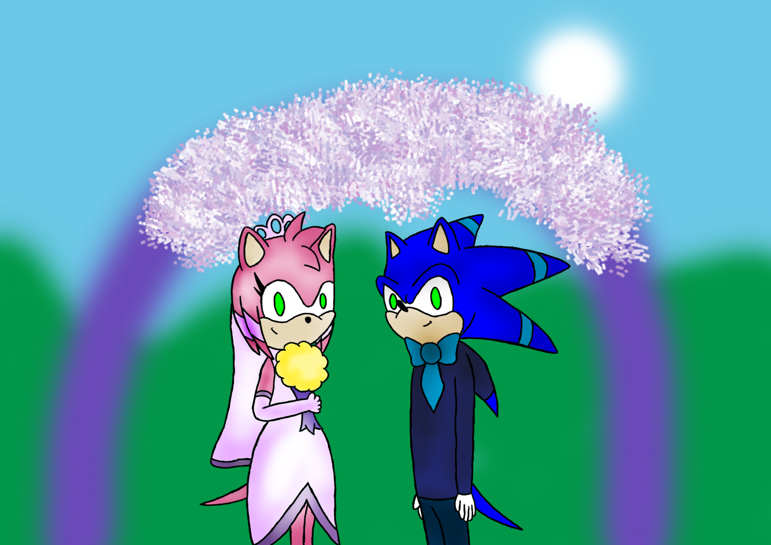Sonamy wedding by MintStarMari on DeviantArt