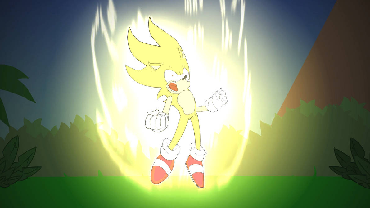 Super Sonic Transformation Fan Animation By Discoverygamesbr On