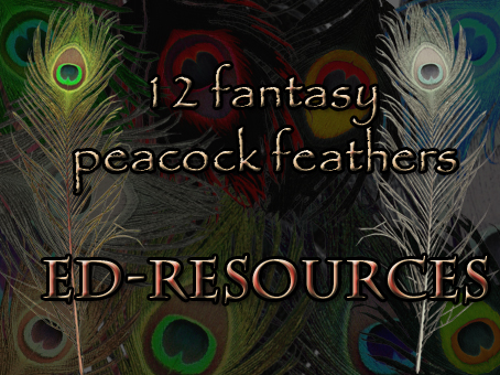 Peacock Feather Plumes
