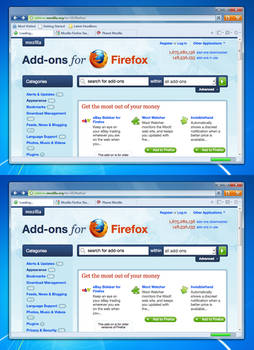 Stratum Fusion - Firefox Theme Mockup