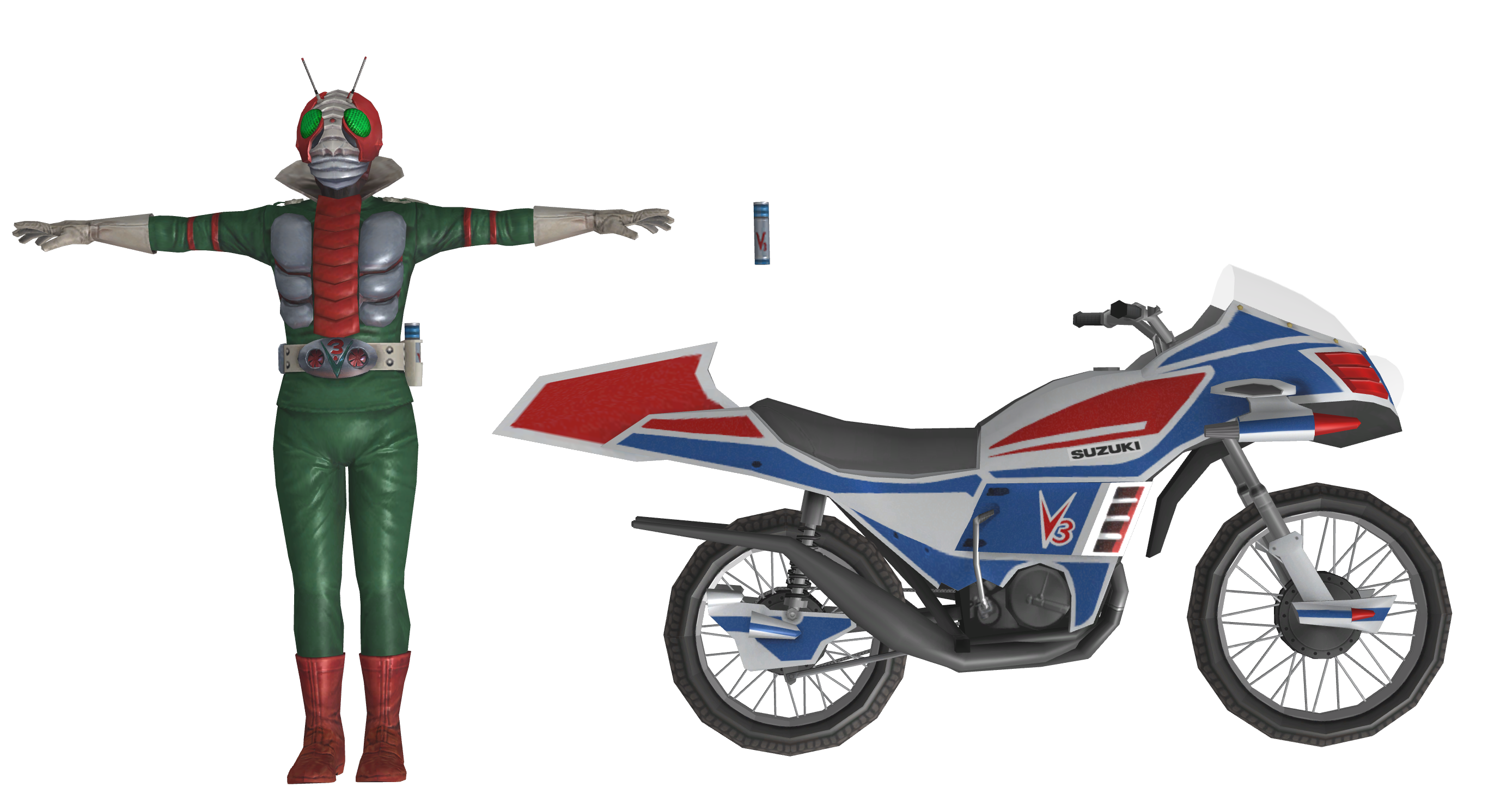 (Battride War Genesis) Kamen Rider V3 Pack by kaiserraiser on DeviantArt