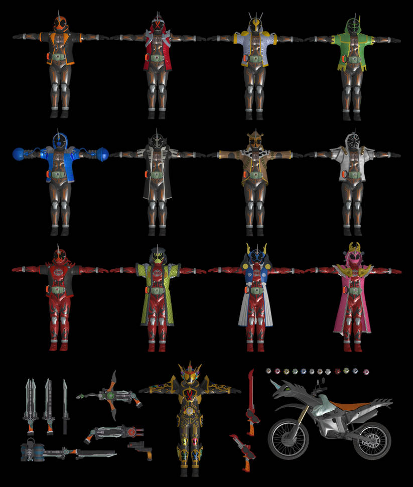 (Battride War Genesis) Kamen Rider Ghost Pack by kaiserraiser on DeviantArt