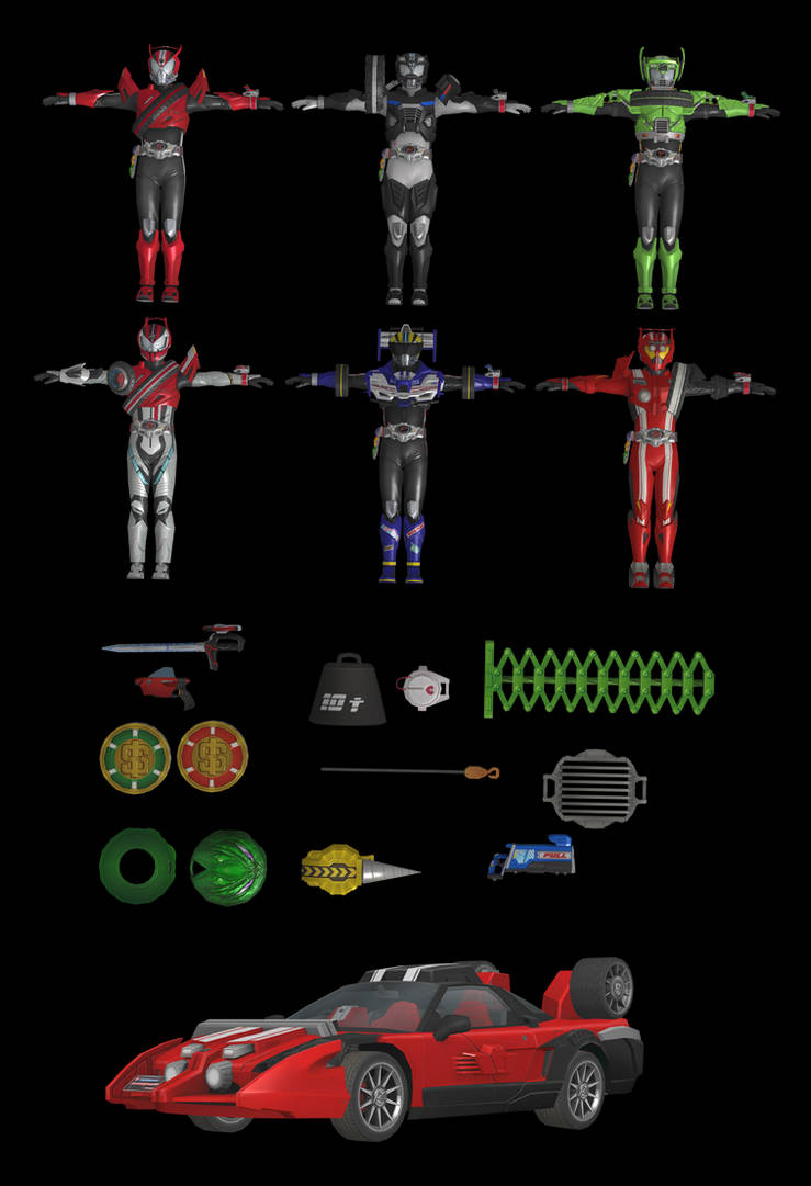 (Battride War Genesis) Kamen Rider Drive Pack by kaiserraiser on DeviantArt