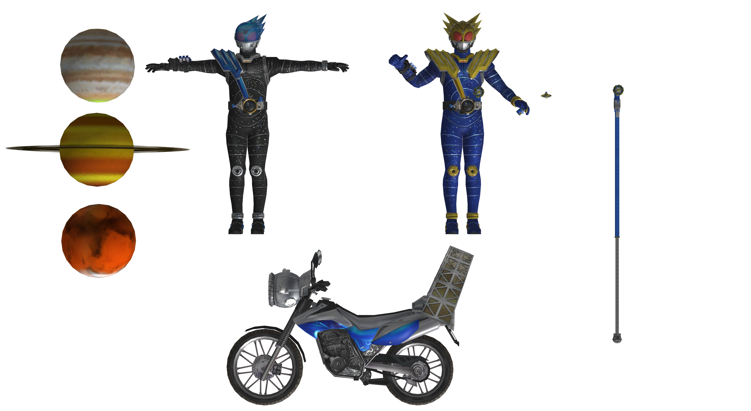 (Battride War Genesis) Kamen Rider Meteor Pack by kaiserraiser on