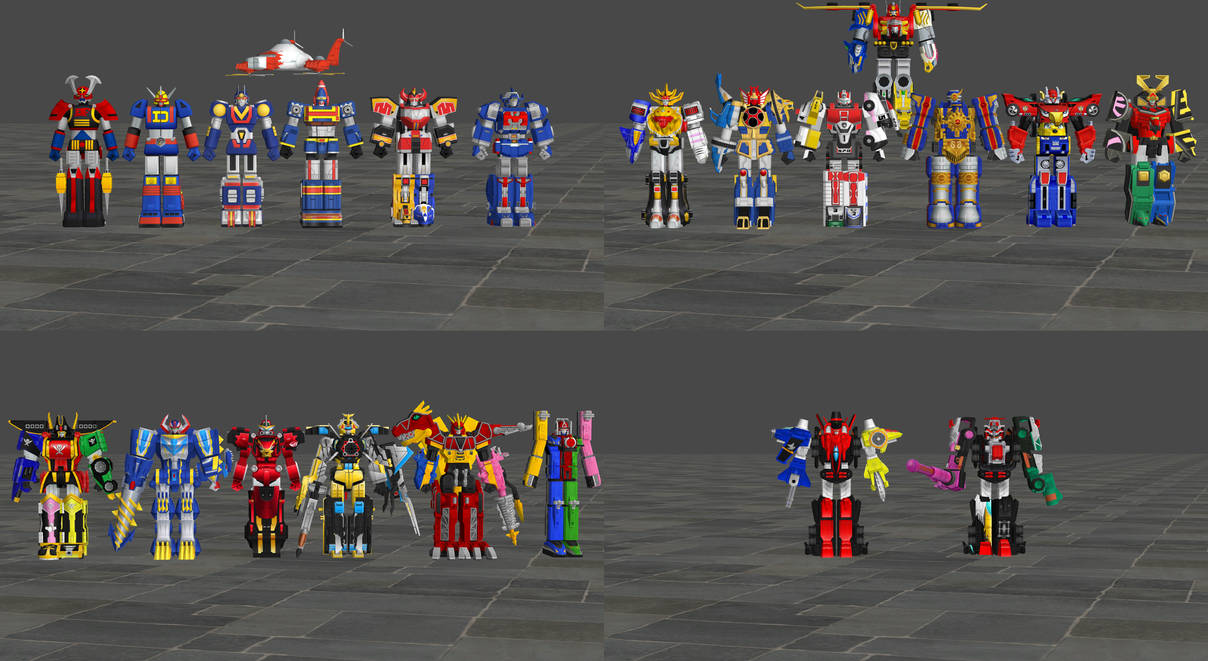 (SSLW) Zords by kaiserraiser on DeviantArt