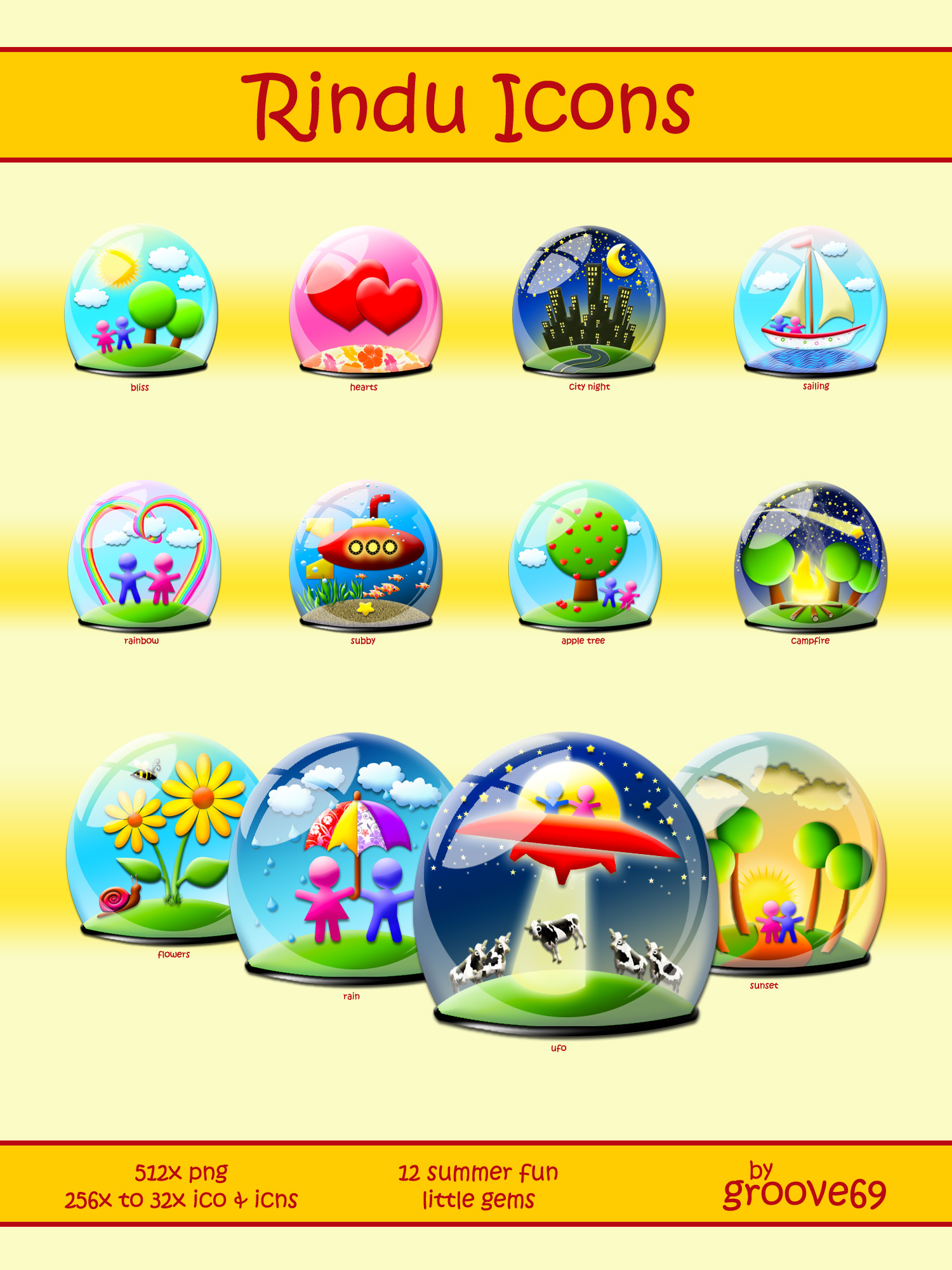 Rindu Icons by groove69 on DeviantArt