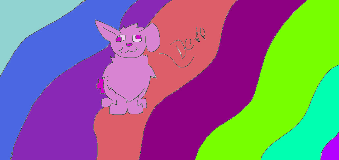 Rainbow Bunny Derp XD by emraldwolf on DeviantArt