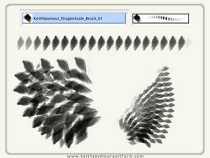 Dragon Scale custom brush