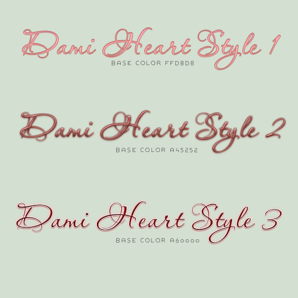 Valentine Font Styles