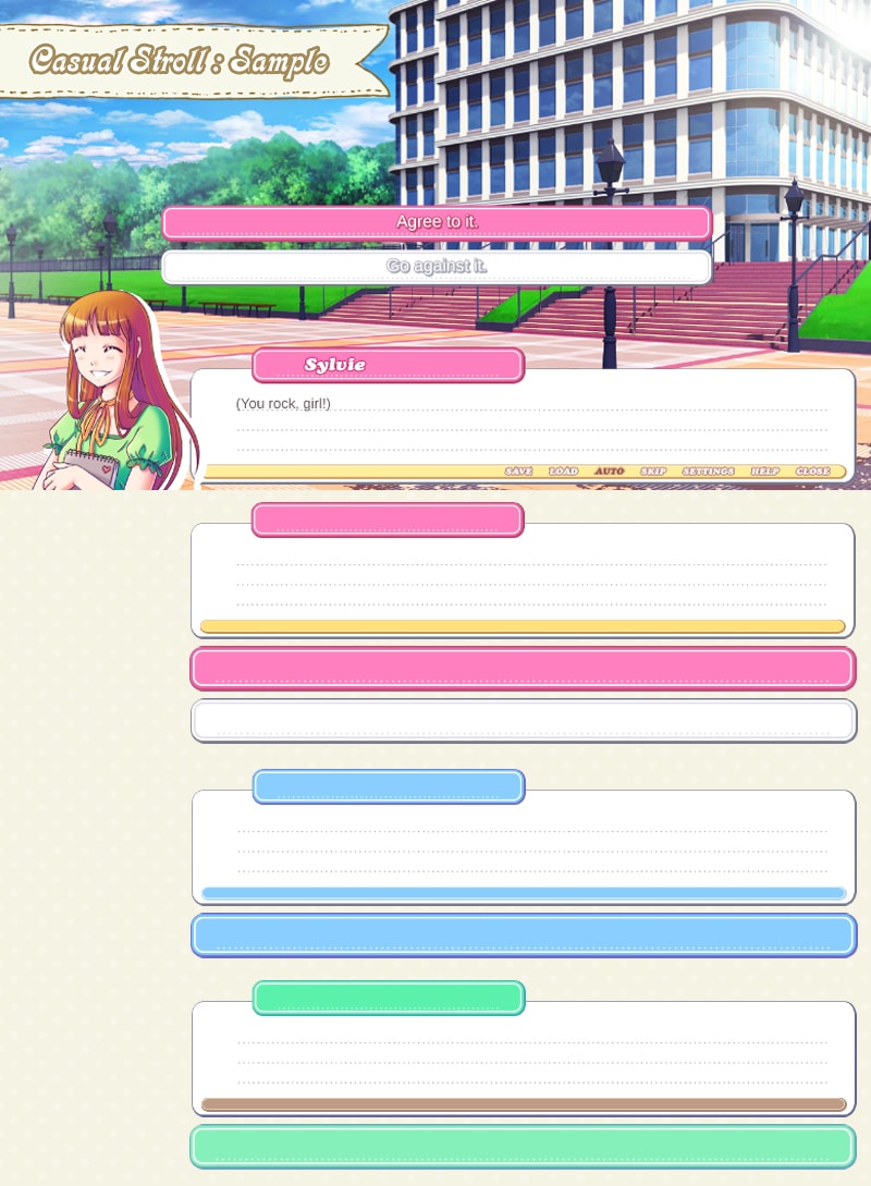Textbox Set: Casual Stroll by shotafied