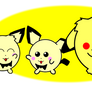 Pikachu and Pichu