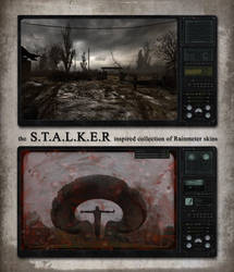 S.T.A.L.K.E.R Clear Sky Rainmeter w/ blood effects