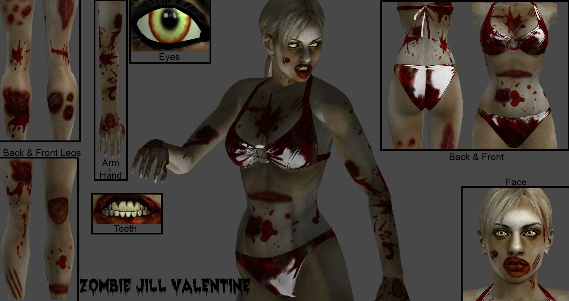 Zombified Jill Valentine