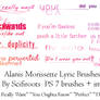 Alanis Lyrics 1