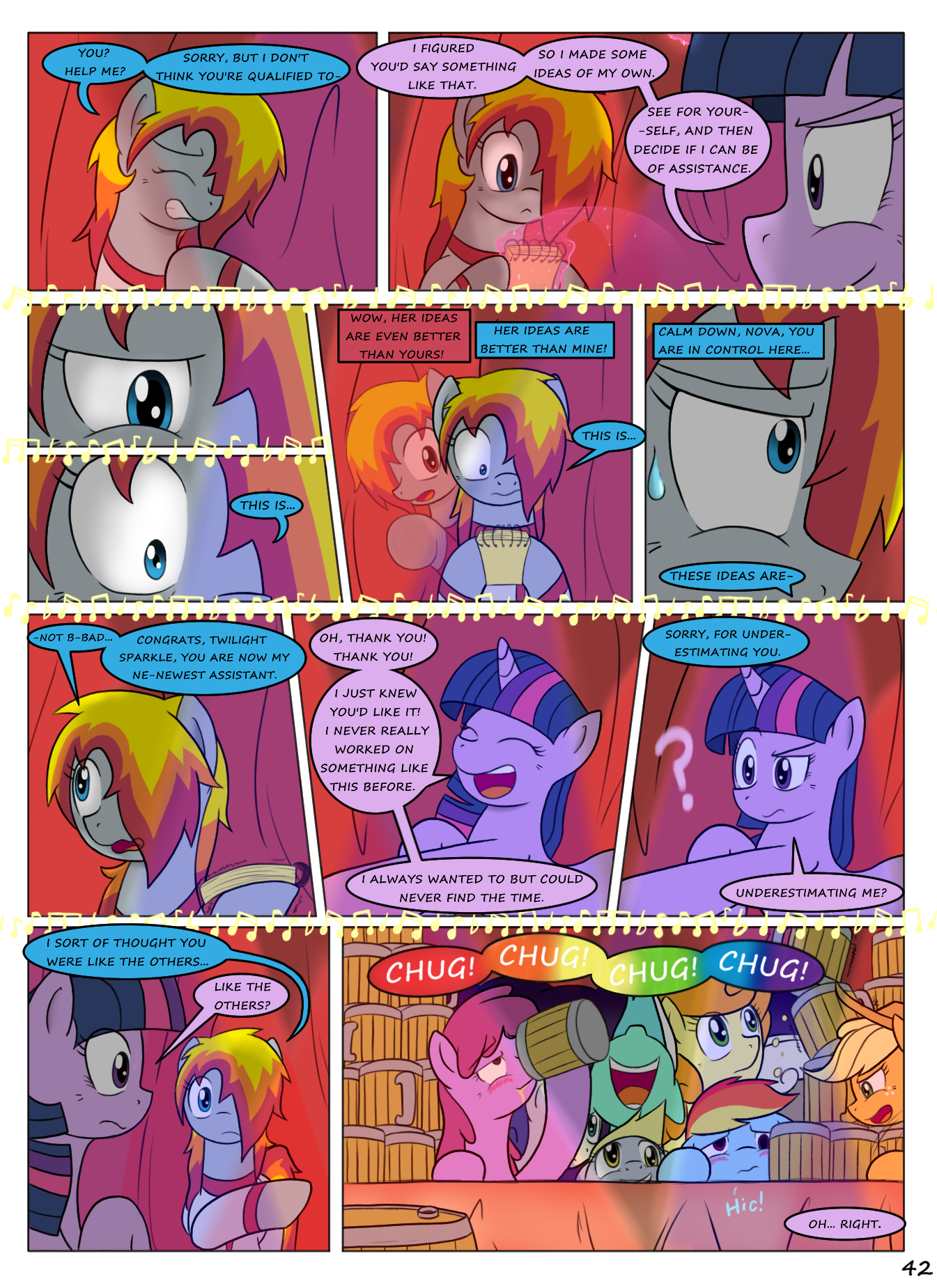 MLP FIM STARS Chapter-4 Stickers Page-42