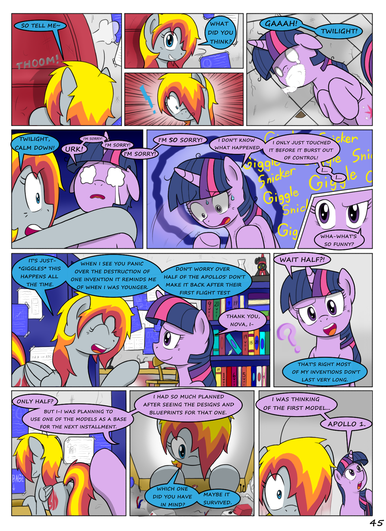 MLP FIM STARS Chapter-4 Stickers Page-45