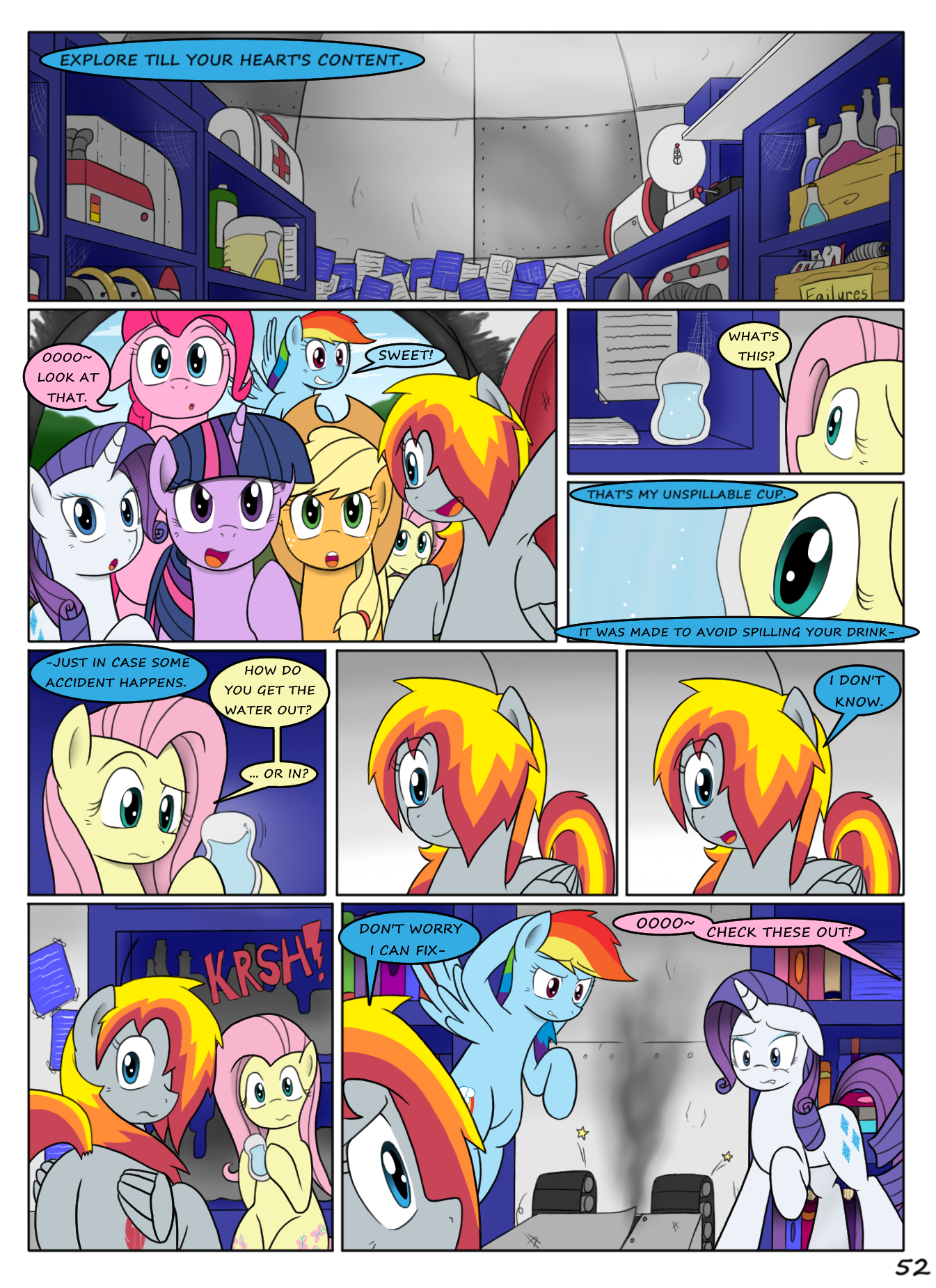 MLP FIM STARS Chapter-4 Stickers Page-52