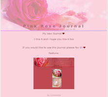 Pink Rose Journal