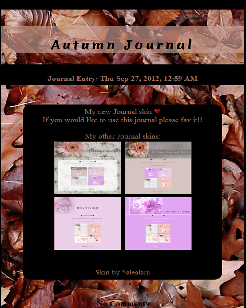 autumn journal