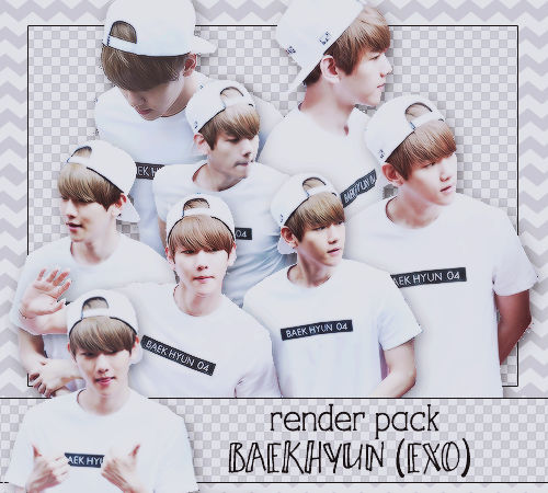 PACK PNG BAEKHYUN @150711 SPAO FANSIGN