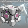 Portal Companion Cube Windows 10 Start Button