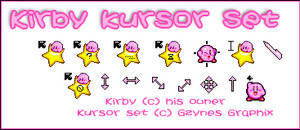Kirby Kursor Set