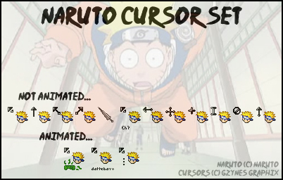 Naruto Cursor Set