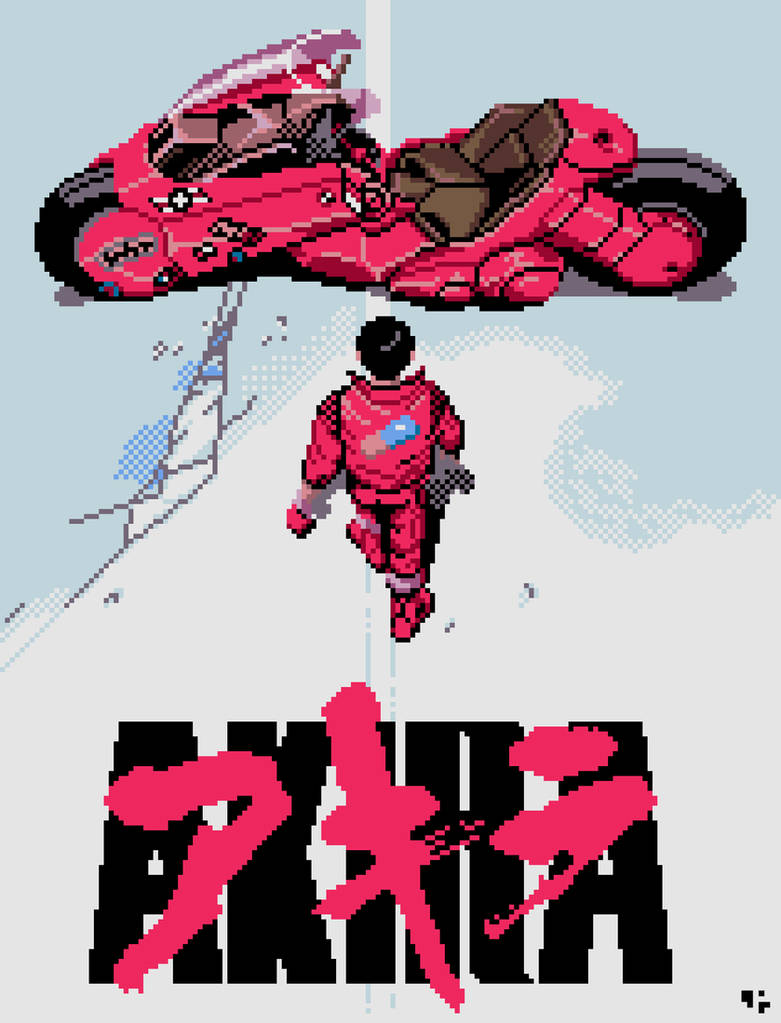 Akira poster by JoulesPixels on DeviantArt