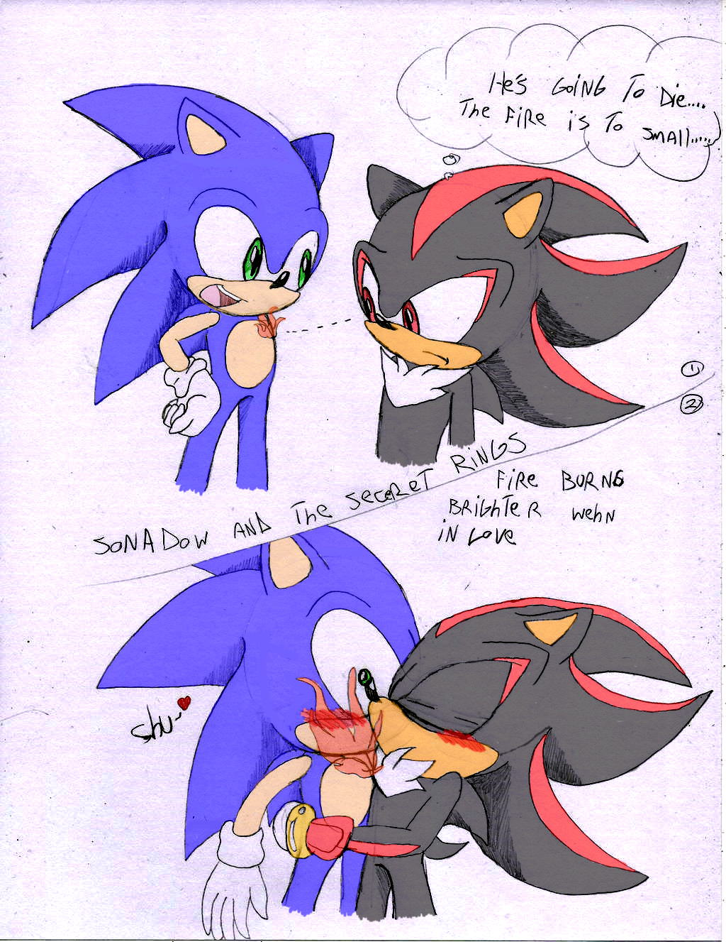 Shadow the Hedgehog Sonic and the Secret Rings Coloring book Sonic