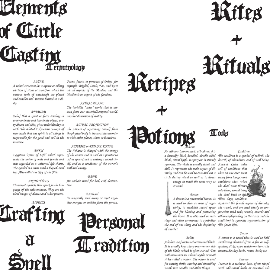 Printable Book of Shadows [Update #1] by VairaSmythe on DeviantArt