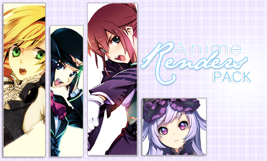 Anime Render Pack by bunny-dream on DeviantArt