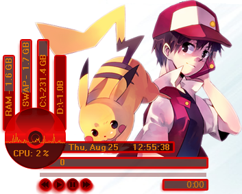 Pokemon Rainmeter 1.5