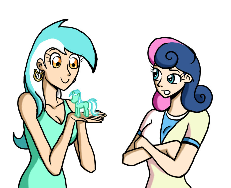Lyra and BonBon by Chillguydraws on DeviantArt