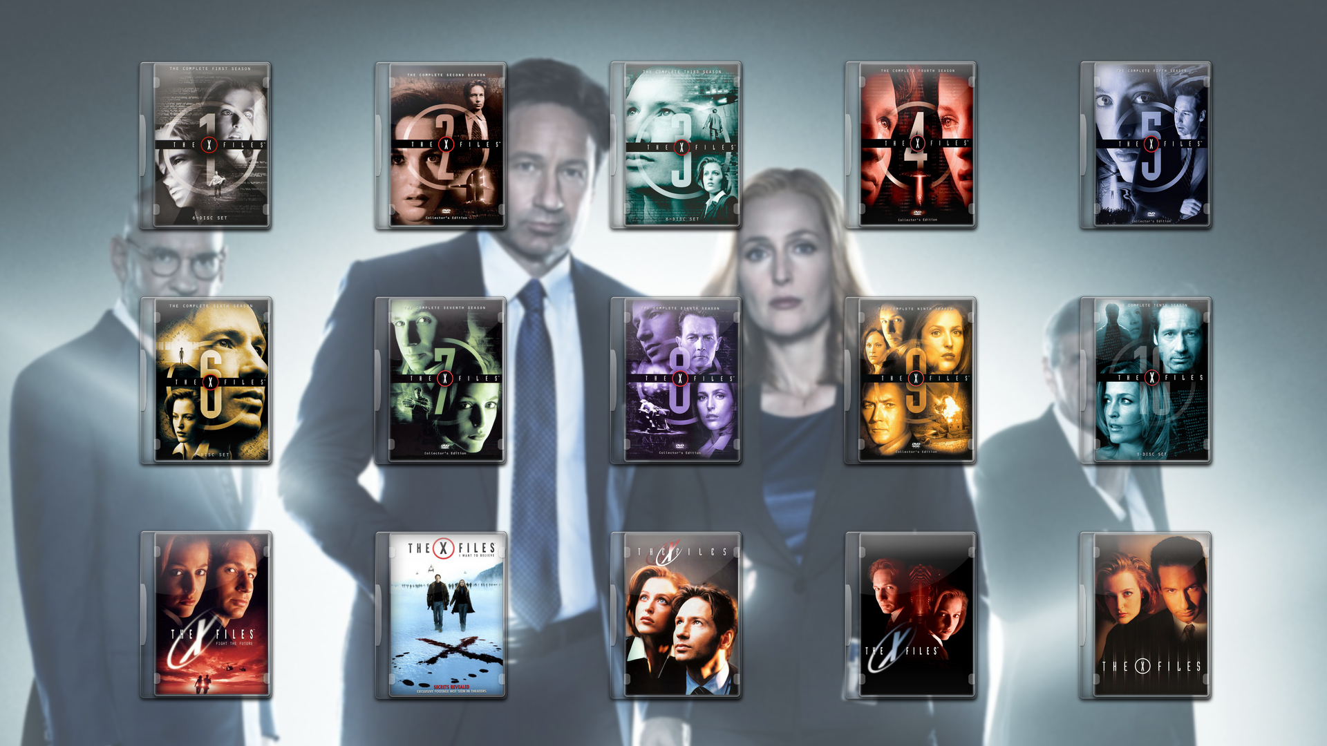 The X-Files DVD Folder Icon Pack by MaxineChernikoff on DeviantArt