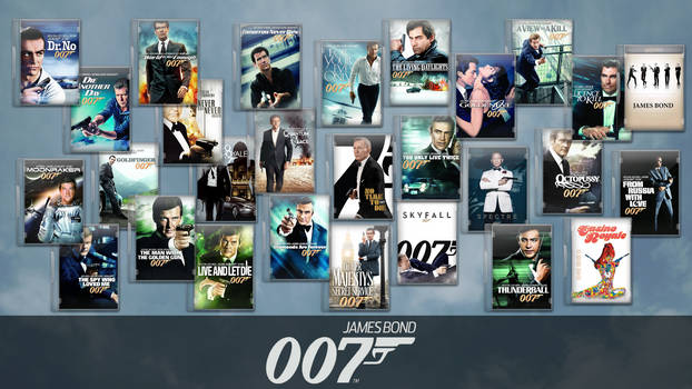 James Bond DVD Case Folder Icon Pack