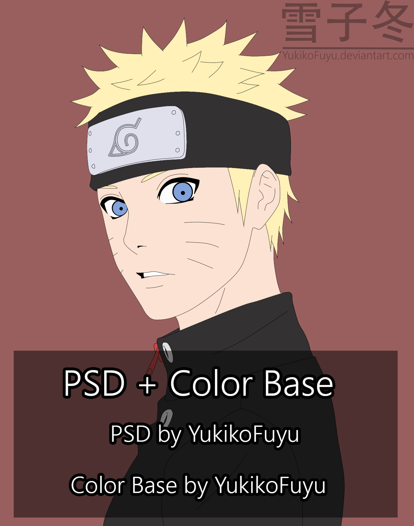 PSD BaseColor Naruto by YukikoFuyu