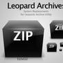 Leopard Archive Files Icons