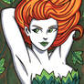 Poison Ivy Hand Colored Print