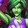 She-Hulk Panel Art