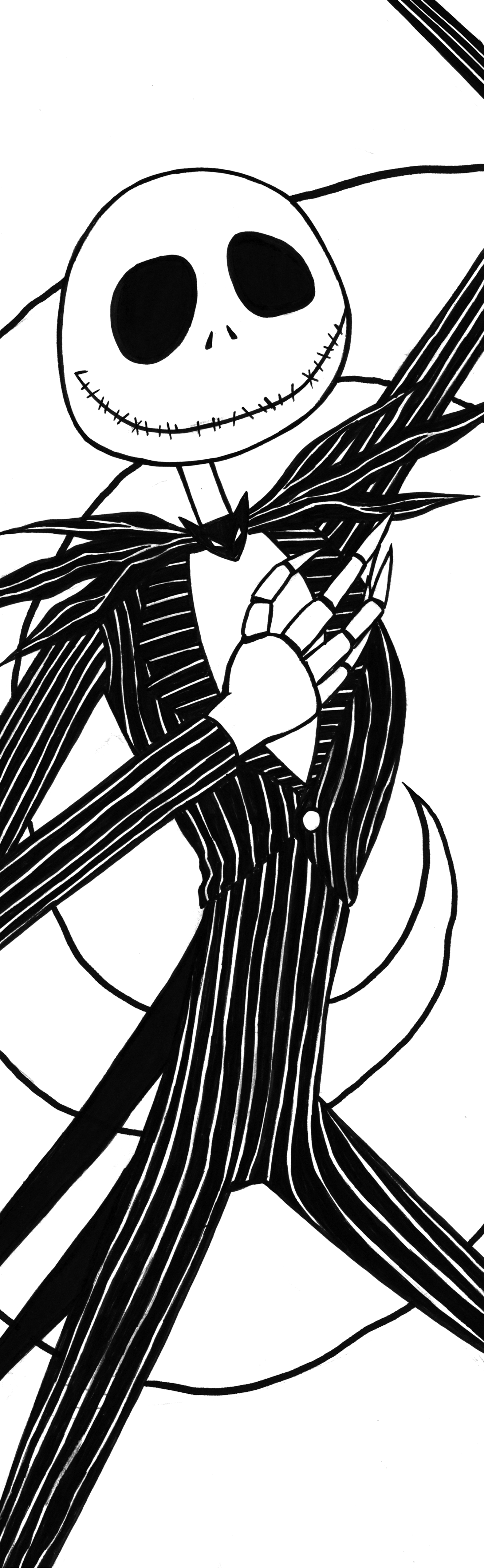 Jack Skellington Art Inks by RichBernatovech on DeviantArt