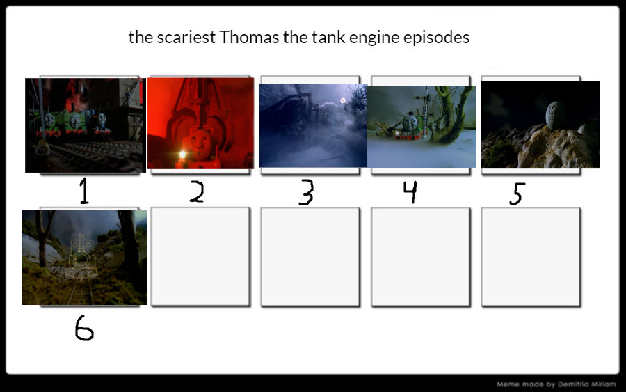 The Scariest Thomas The Tank Engine Episodes By Thecartoonwizard