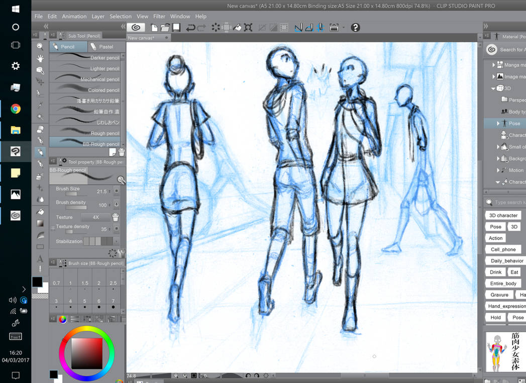 My Pencil Brush For Manga Studio Intuous 5 By Brant Bi On Deviantart