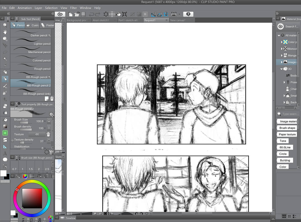My Pencil Brush 2 For Manga Studio Intuous Pro By Brant Bi On