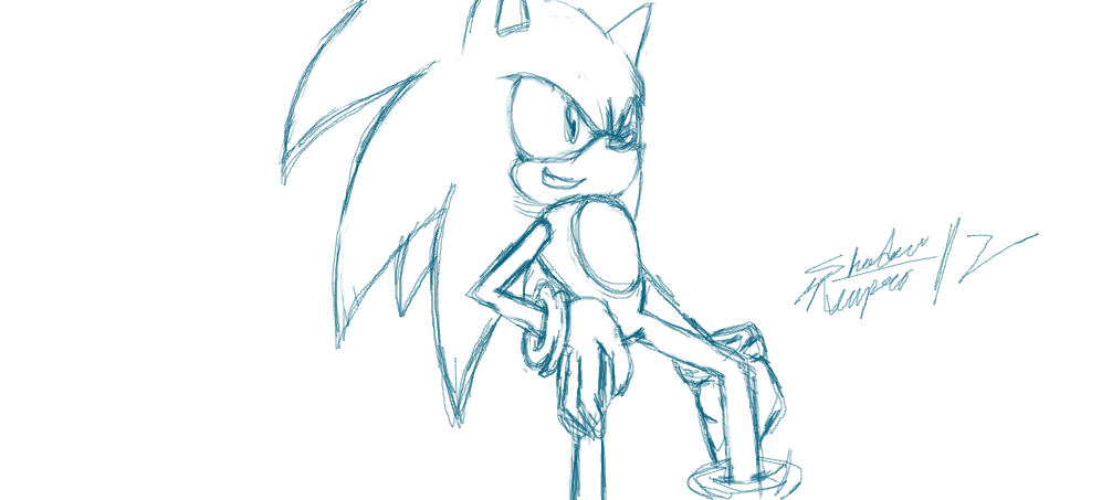 How I Draw Sonic 2 by ShadowReaper12 on DeviantArt
