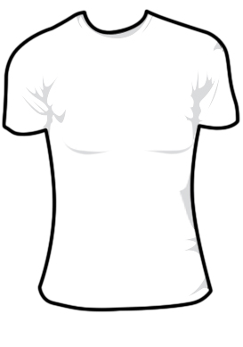 Girly shirt template