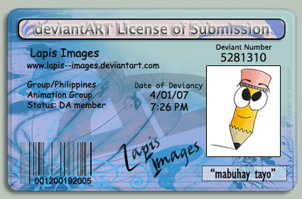Lapis Images' cute DA ID v.2