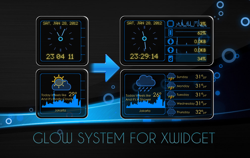 Glow System for XWidget