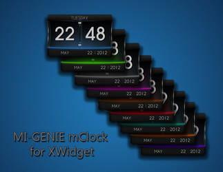 MI-GENIE mClock for XWidget