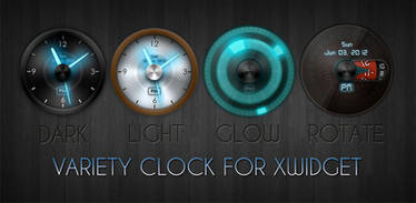 Variety Clock for XWidget
